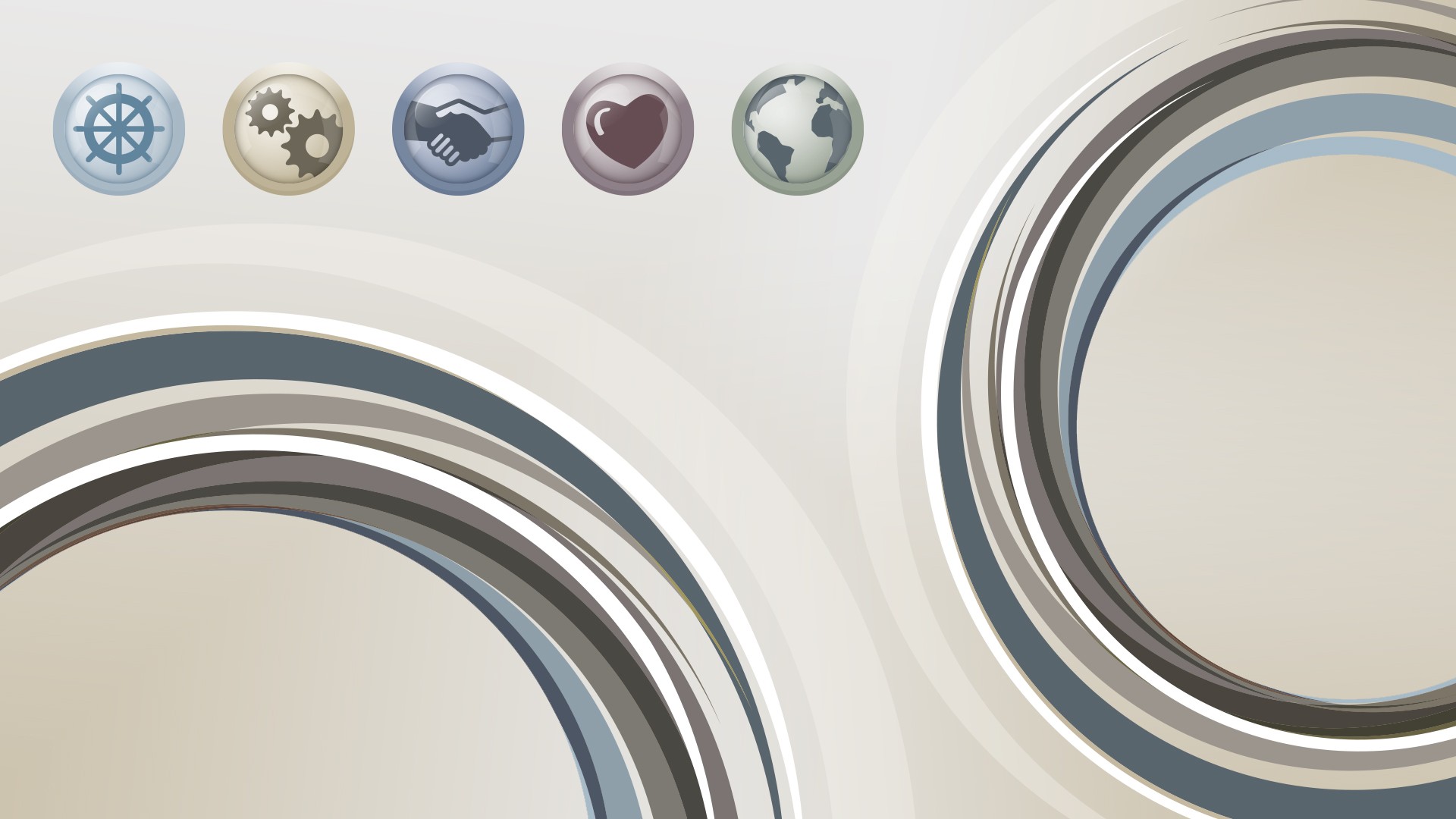 Pictorial representation of Knorr-Bremse's corporate values in the form of icons